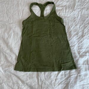 Lululemon Athletica Forest Green Tank Top